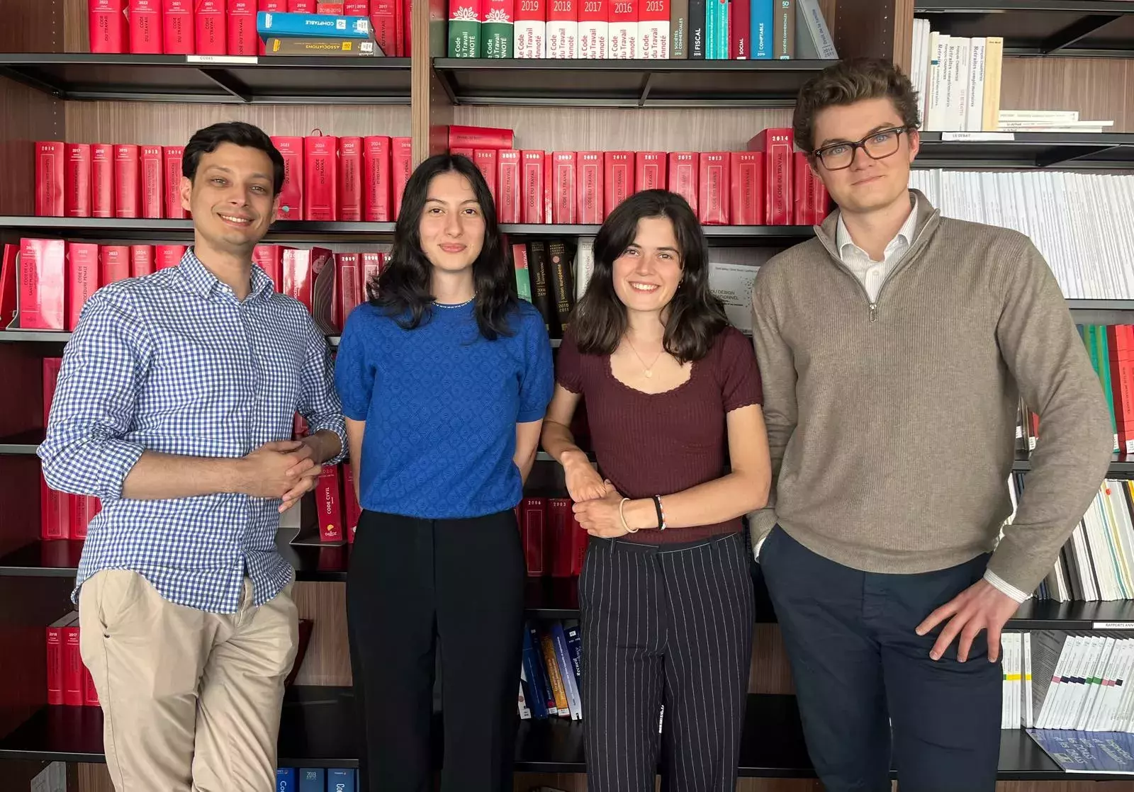 Photo (de gauche à droite) : Cyrille Massieux, Margaux Anne, Esther Devilliers et Tony Lauze